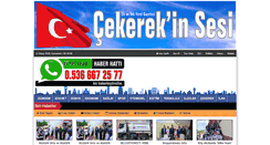 Desktop Screenshot of cekerekhaber.com